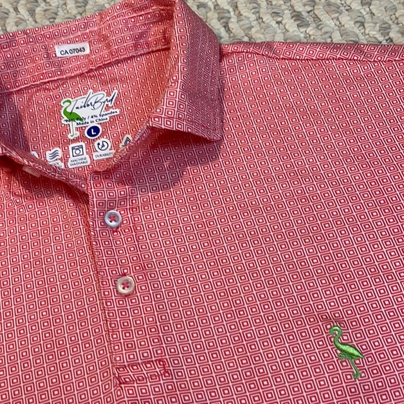 Tailorbyrd Performance Polo/Golf Shirt Size Large - Picture 2 of 11